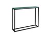 Sidetable groen marmer zwart metaal onderstel 100x76x20 cm side-tabel.nl