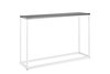 Sidetable zwart graniet - wit onderstel 120x30cm side-table.nl
