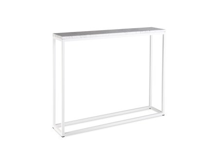 Sidetable wit marmer wit metaal onderstel 100 x 76 x 20 cm side-table.nl