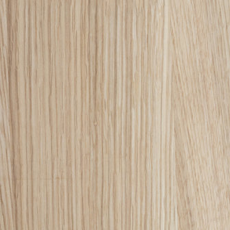 Sidetable eikenhout - wit onderstel 100x20cm