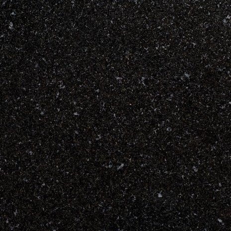 Sidetable zwart graniet - zwart onderstel 100x20cm 