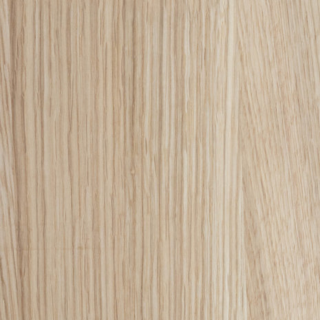 Sidetable eikenhout - wit onderstel 120x30cm